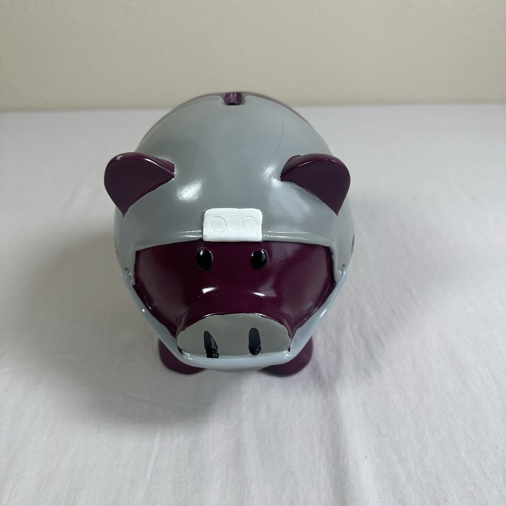 Texas A&M Aggies‎ Piggy Bank Coin Holder Spare Change Savings Sports